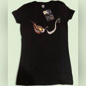 Iron Fist Black T-Shirt with Bird Graphic